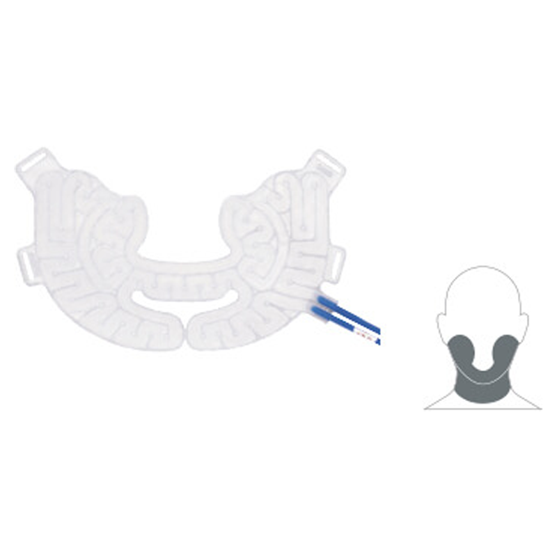 HILOTHERM face cuff below, without bridge